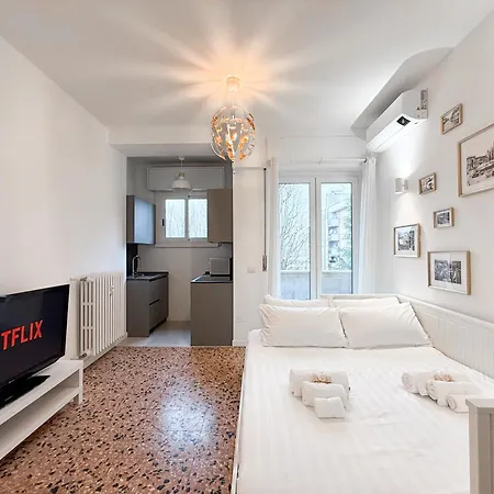 Free Park, 100M From San Siro, Derby Two-Room Apartment Milan Exterior photo